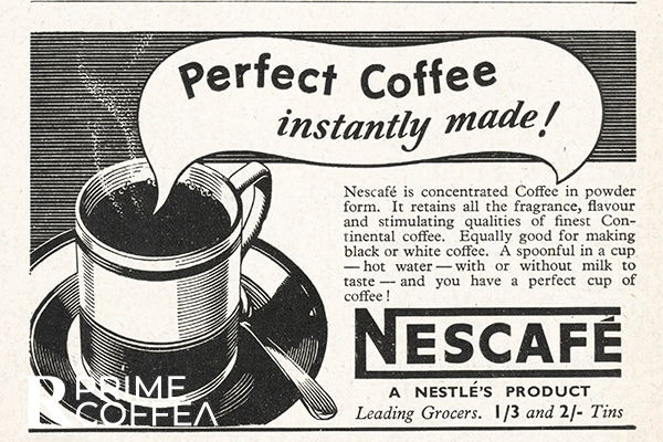 Câu chuyện lịch sử của cà phê hòa tan | PrimeCoffee